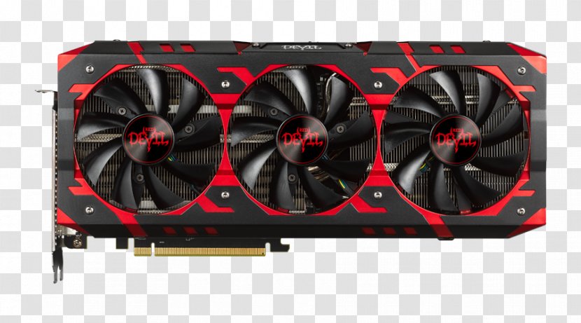 Graphics Cards & Video Adapters AMD Vega PowerColor RED DEVIL Radeon RX 56 DirectX 12 AXRX 8GBHBM2-2D2H/OC 8GB 2048-Bit HBM2 PCI Express 3.0 CrossFireX Support ATX Card MSI - Technology - And Enjoy The Cool Wind Brought By Fan Transparent PNG