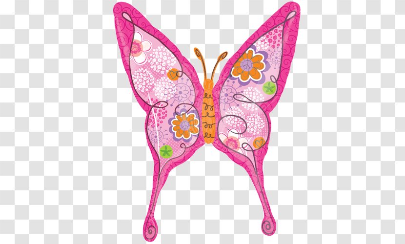 Butterfly Toy Balloon Mylar Party Transparent PNG