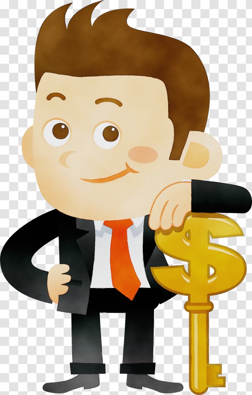 Watercolor Business - Character - Gesture Transparent PNG