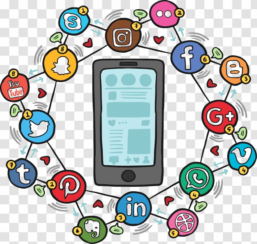 Social Media Networking Service Icon - Communication - Smartphone Unread Message Transparent PNG