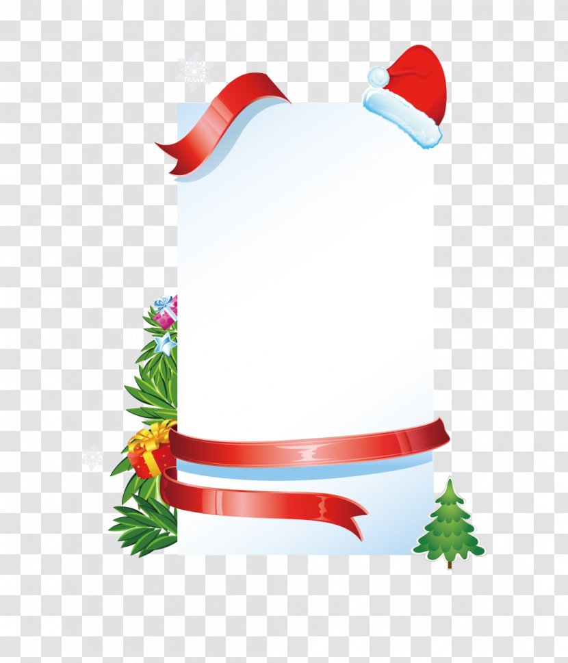 Christmas Tree Computer File - Santa Claus - Cartoon White Bulletin Board Transparent PNG