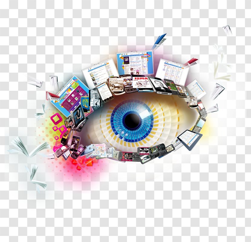 Eye Tracking Information - Interaction Design - China Telecom Eyes Branding Creative Transparent PNG