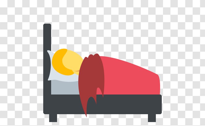 Emoji Bed Text Messaging SMS Emoticon - Red - Old Couch Transparent PNG
