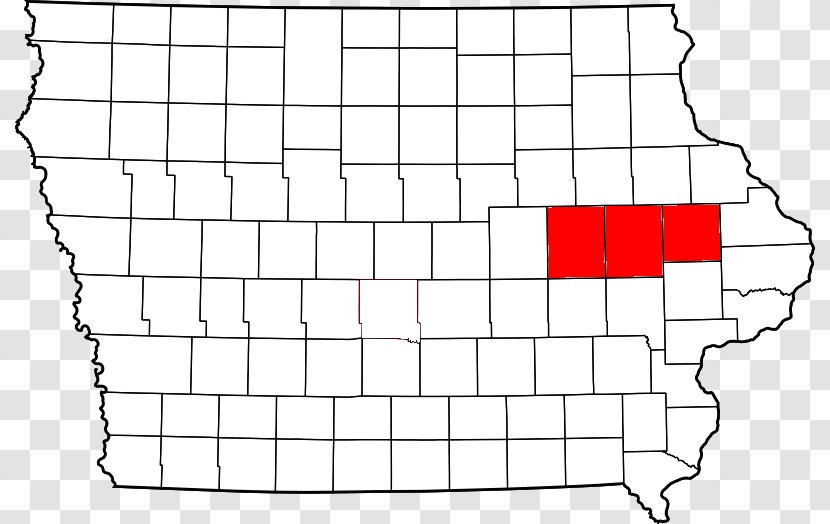 Davis County, Iowa Warren Emmet Howard - Rectangle - Map Transparent PNG