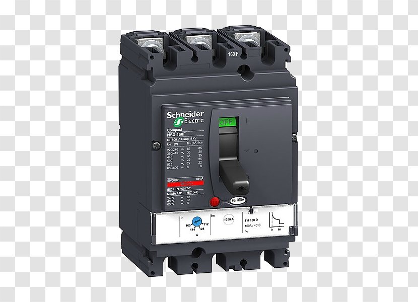 Circuit Breaker Electric Current Schneider Electrical Switches Network - Low Voltage - Abb Transparent PNG