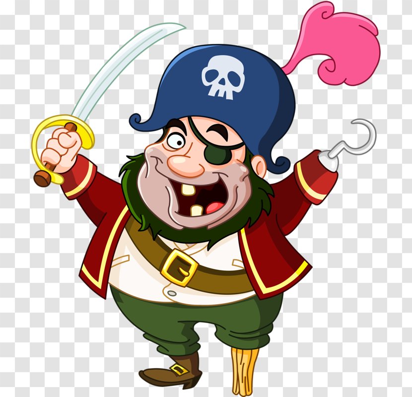 Piracy Cartoon Royalty-free Drawing - Christmas - Pirates Transparent PNG