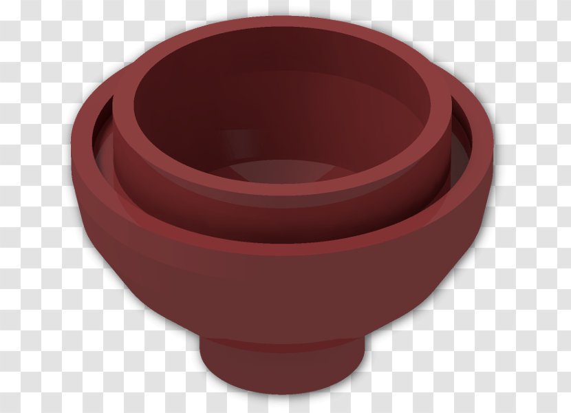 Plastic Product Design Bowl Maroon - Hardware Transparent PNG