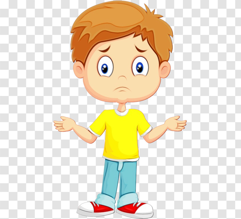 Cartoon Child Pleased Gesture Toddler Transparent PNG