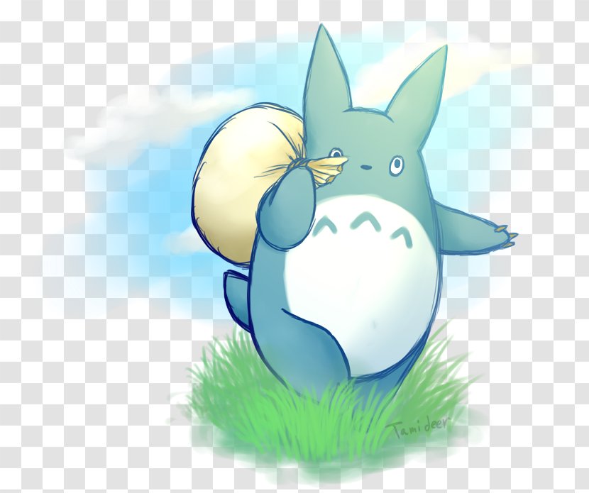 Studio Ghibli Drawing Fan Art Animation - Hare - Totoro Transparent PNG