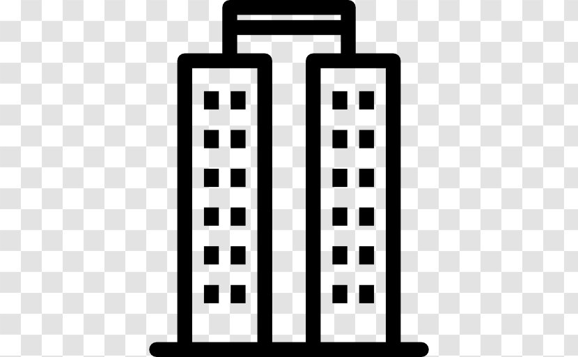 Hotel Building - Black And White Transparent PNG