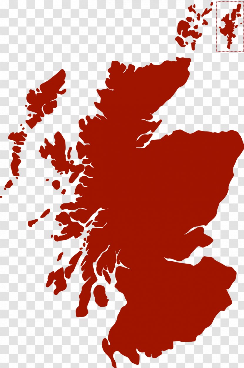 Scotland Vector Map - World - Scottish Highlands Transparent PNG