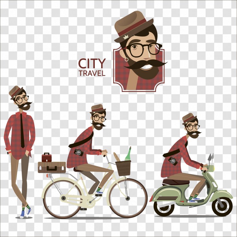 Royalty-free Photography Illustration - Recreation - Cycling Men Transparent PNG