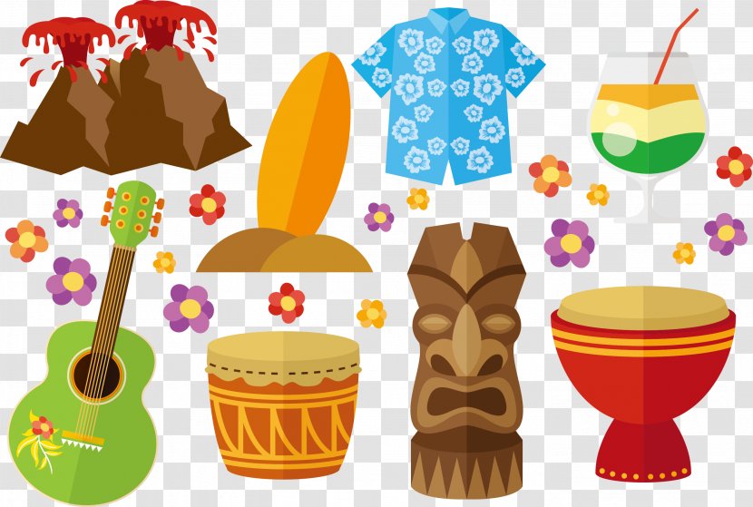 Hawaii Euclidean Vector Icon - Flowerpot - Volcano Transparent PNG