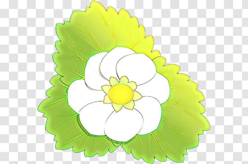 Yellow Clip Art Petal Flower Plant - Cartoon Transparent PNG