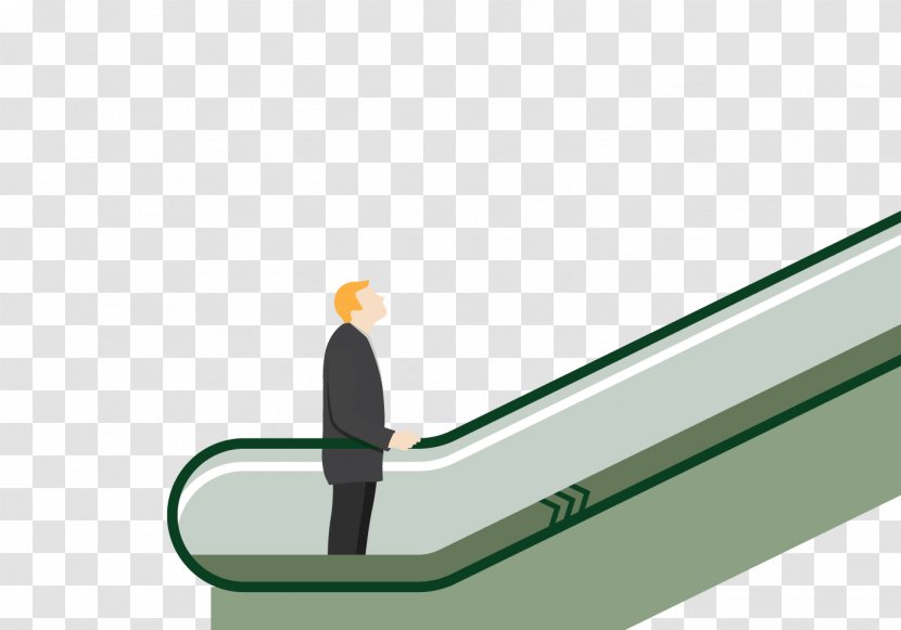 Escalator Elevator Illustration - Bird - Take The Upstairs Transparent PNG