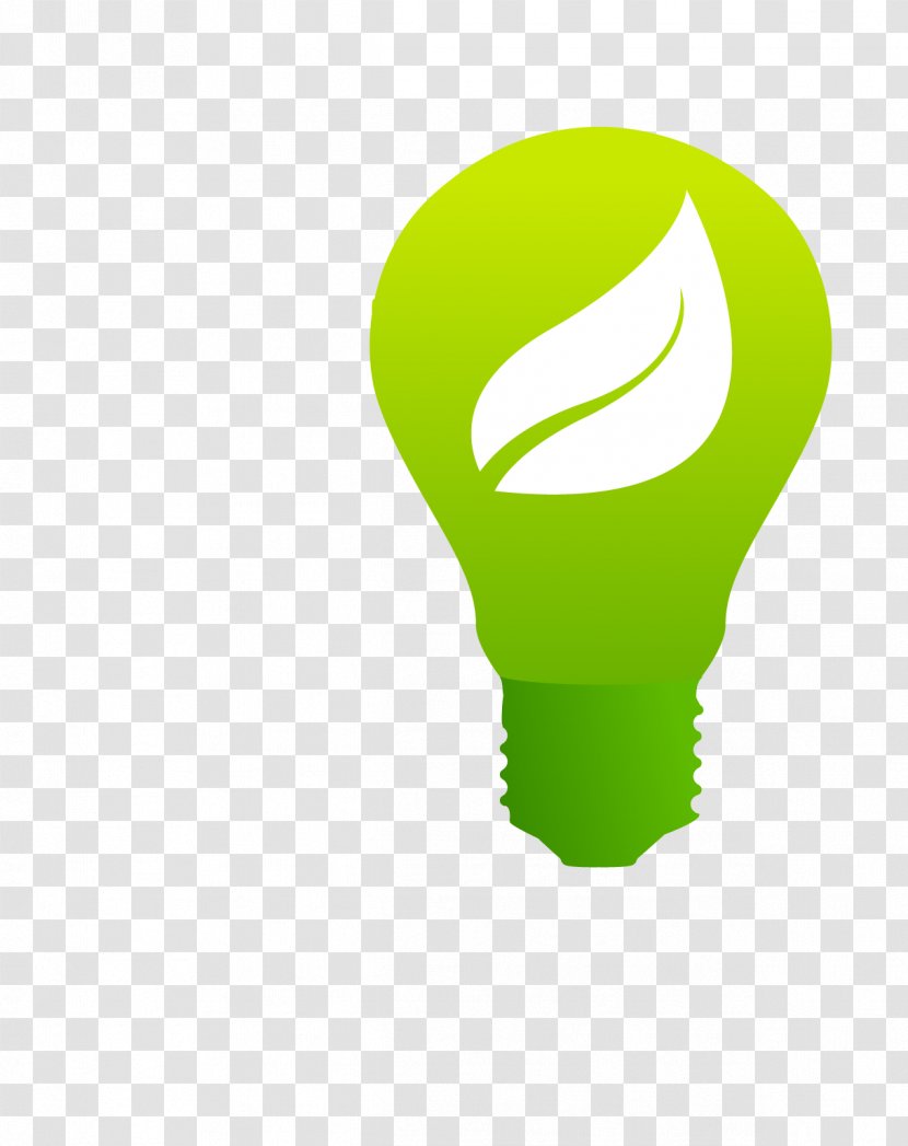 Incandescent Light Bulb Lamp Computer File - Green Transparent PNG