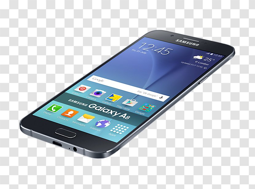 Samsung Galaxy A8 (2016) LTE Smartphone Transparent PNG