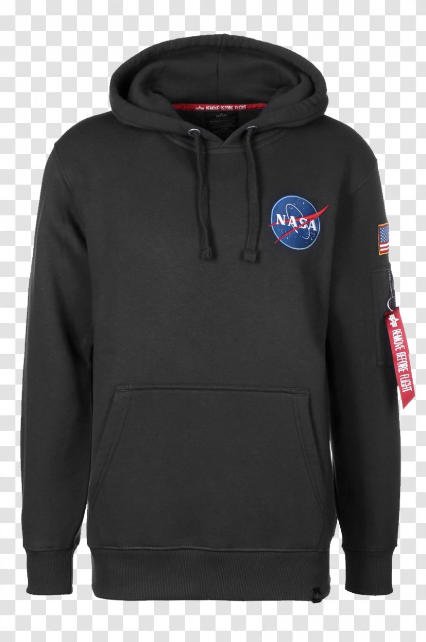 Hoodie T-shirt Sweater Clothing Men's Alpha Industries Space Shuttle Transparent PNG