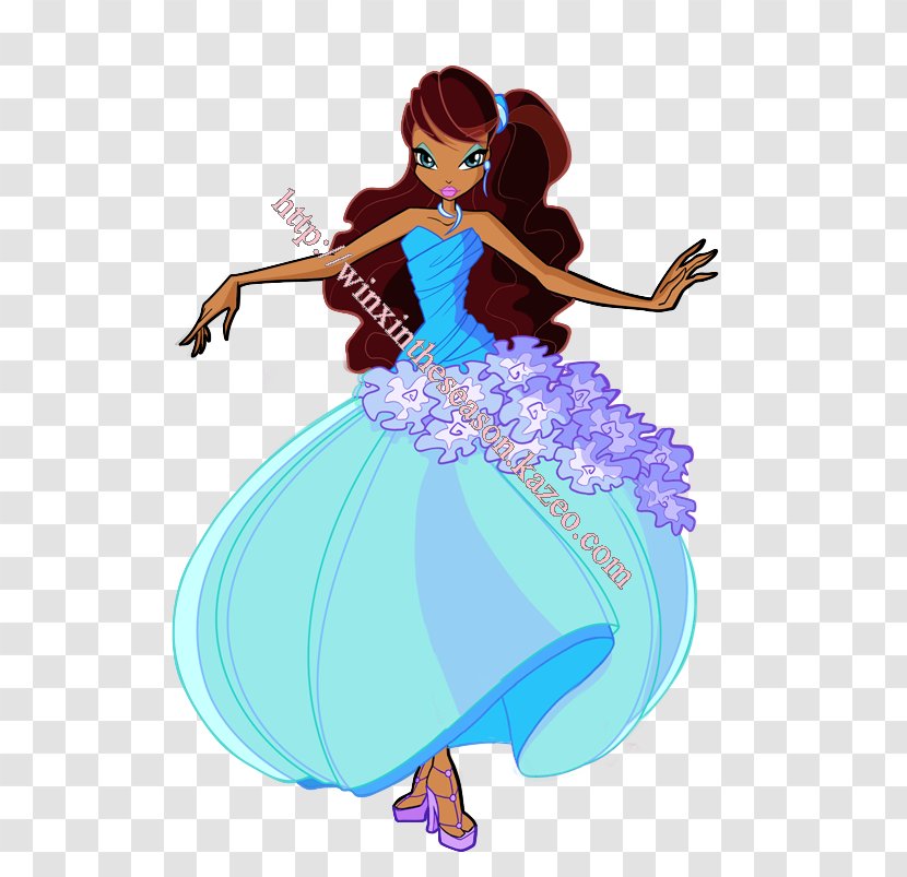 Aisha Bloom Musa Tecna Flora - Mythical Creature - Dress Transparent PNG