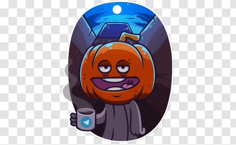Sticker Holiday Halloween Telegram Cartoon - Ghost Transparent PNG