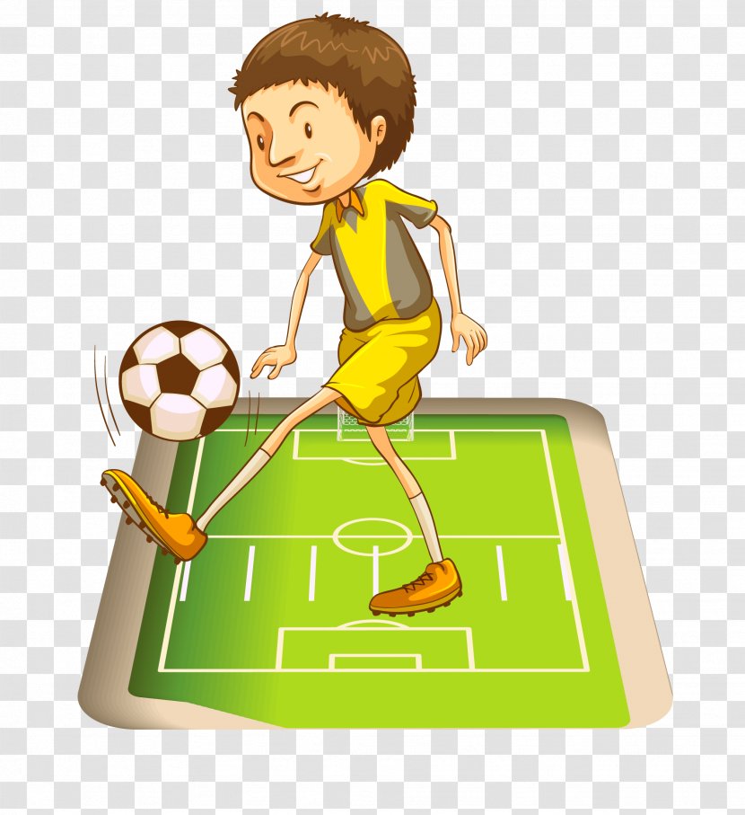 Royalty-free Clip Art - Football - Vector Cartoon Hand Painted Student Transparent PNG