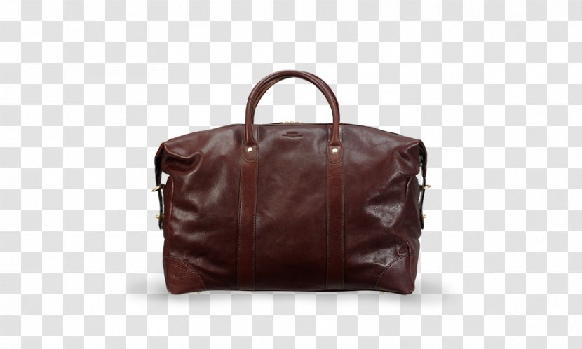 Handbag Baggage Leather Brown Hand Luggage - Bag Transparent PNG