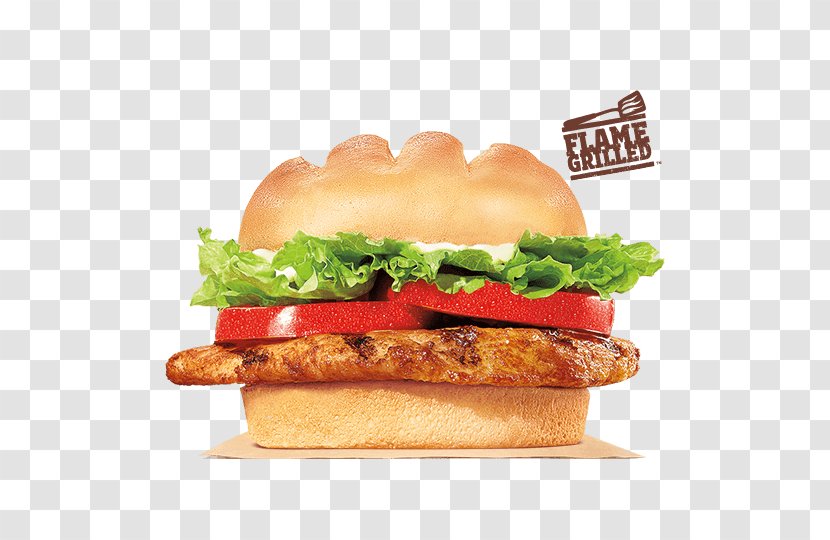 Whopper Burger King Grilled Chicken Sandwiches Cheeseburger Fast Food - Fried Transparent PNG