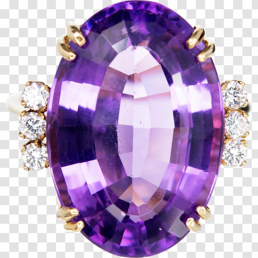 Jewellery Amethyst Gemstone Clothing Accessories Purple - Carat Transparent PNG