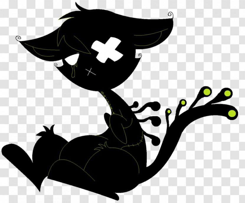 Cat Silhouette Cartoon Character Clip Art - Black M Transparent PNG