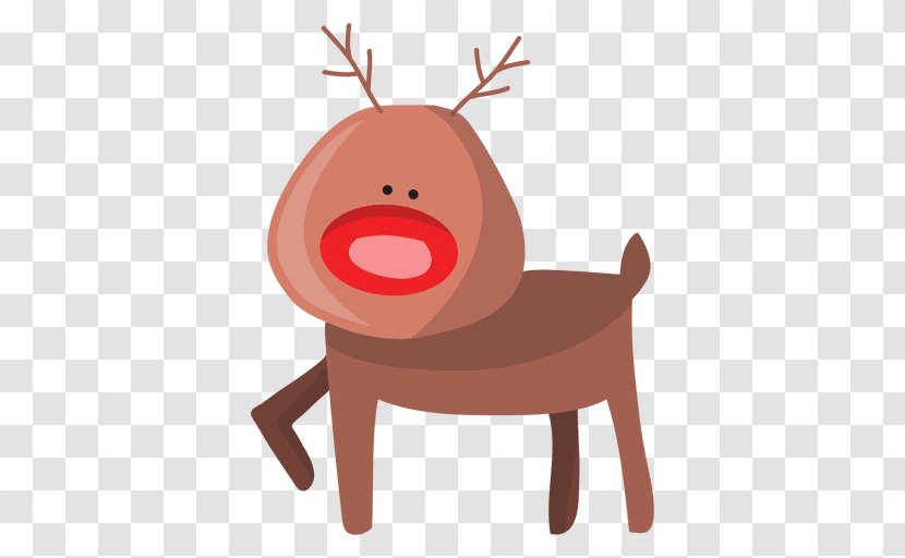 Reindeer Christmas Clip Art - Nose Transparent PNG