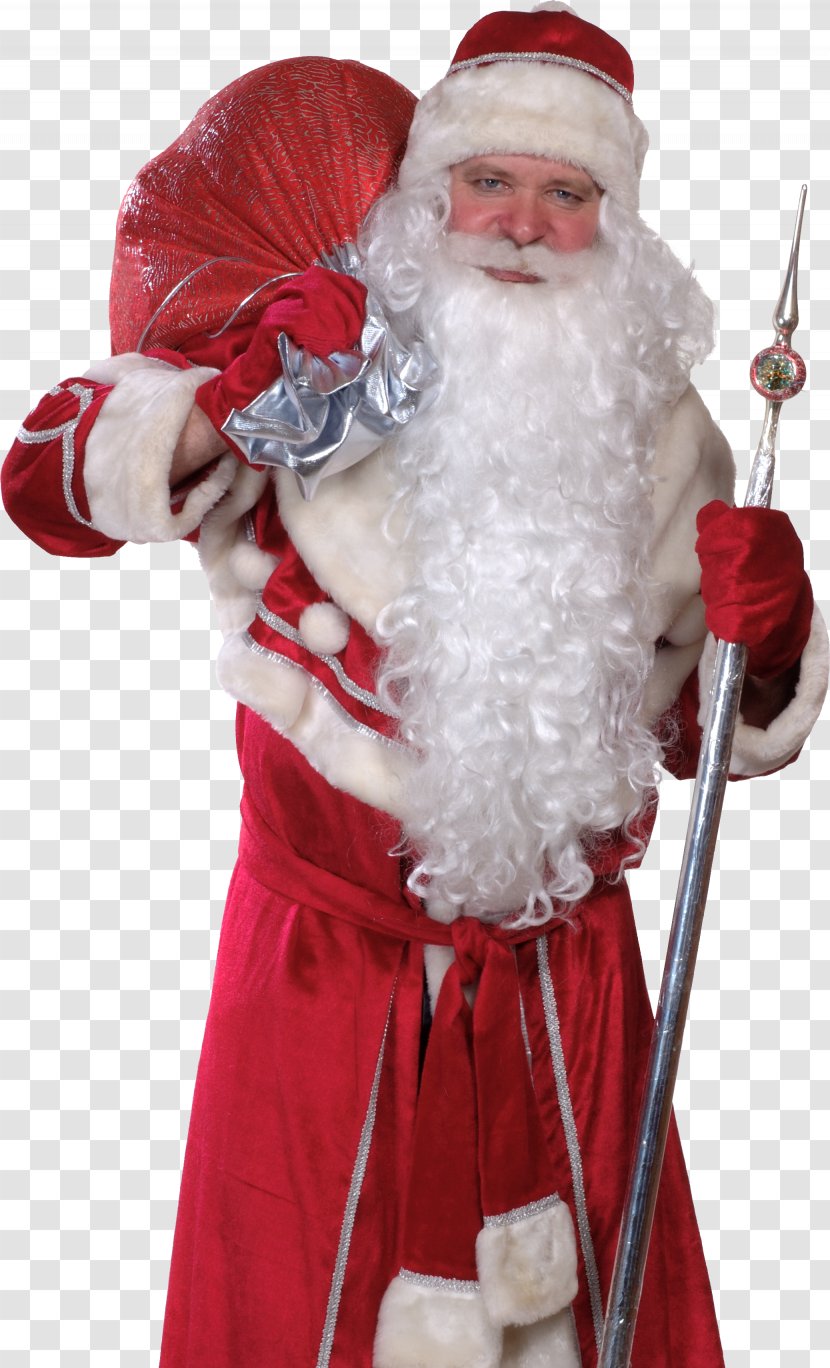 Santa Claus Ded Moroz Snegurochka Christmas Ornament - Grandfather - Father Transparent PNG