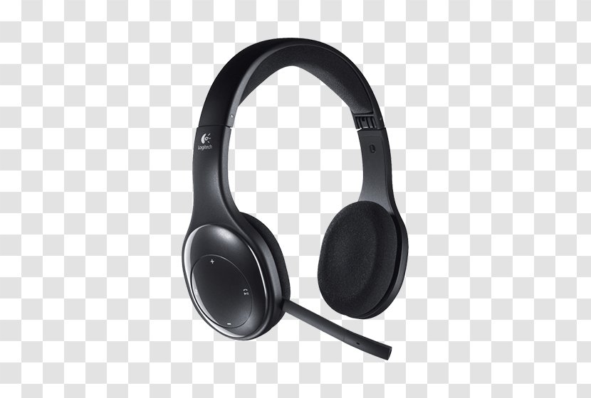 Microphone Headphones Headset Wireless Logitech - Audio Equipment - Stereo Transparent PNG