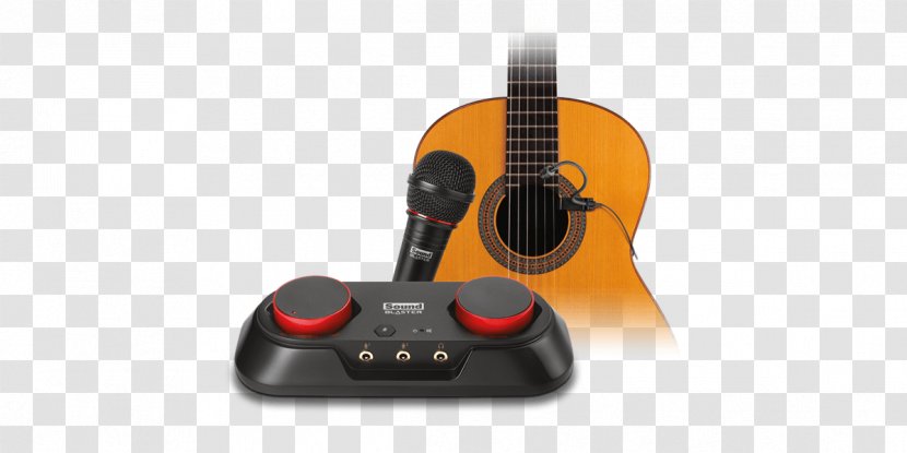 Acoustic Guitar Microphone Sound Recording And Reproduction - Blaster Transparent PNG