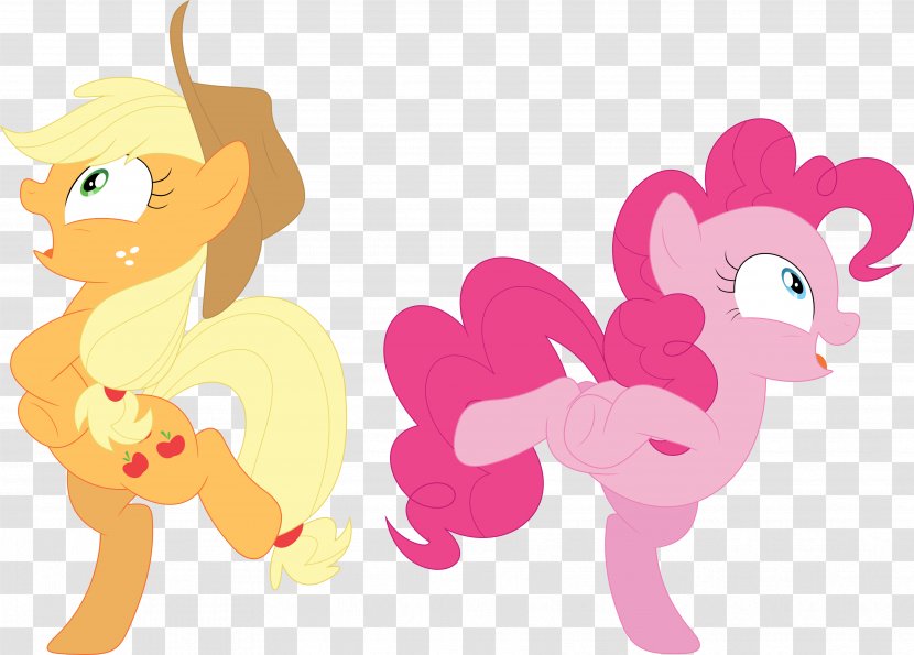 Pony Pinkie Pie Applejack Chicken Horse - Heart Transparent PNG