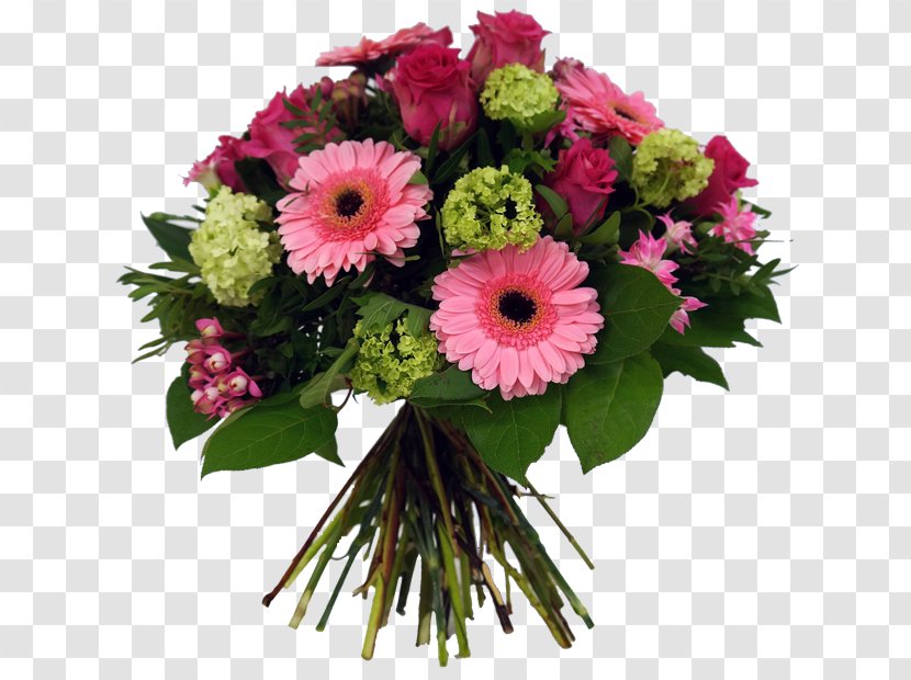 Flower Bouquet Floristry Cut Flowers Floral Design - Gerbera Transparent PNG