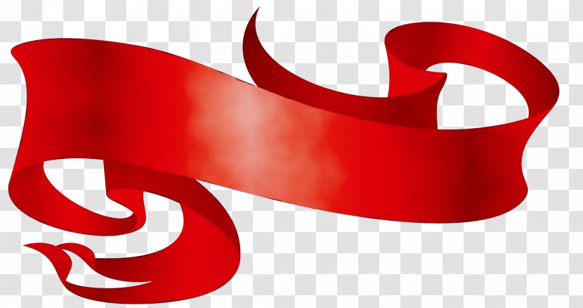 Red Clip Art Font Logo Ribbon Transparent PNG