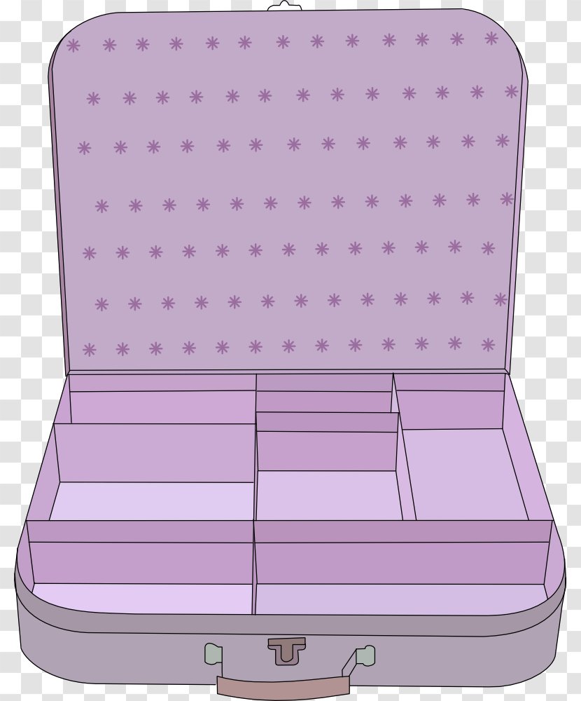 Suitcase Baggage Travel Clip Art - Purple Transparent PNG