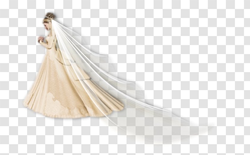 Wedding Dress Shoulder Gown - Figurine - Royal Masks Transparent PNG