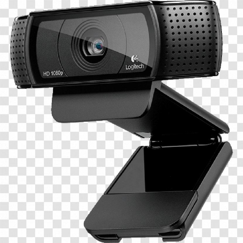 Logitech C920 Pro 1080p Webcam Microphone - Widescreen Transparent PNG