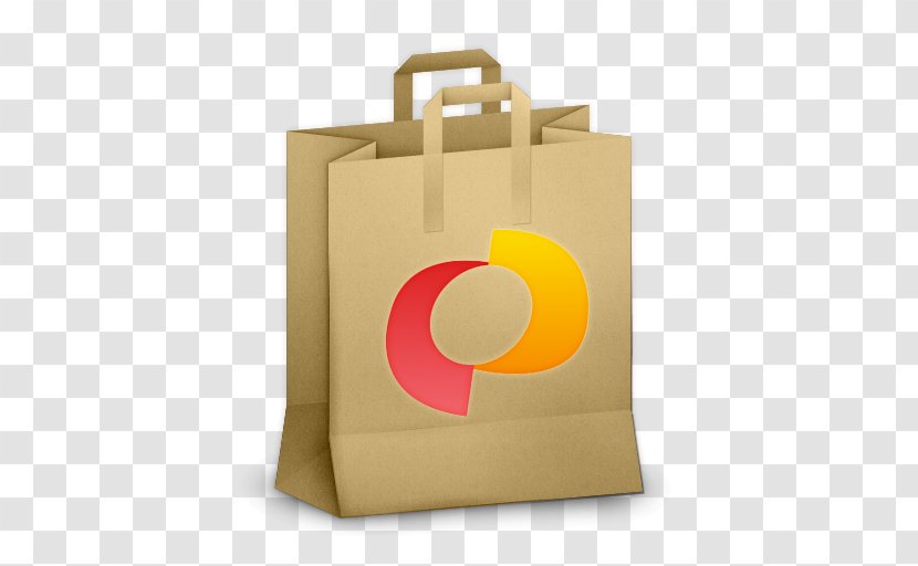 Paper Bag Shopping Bags & Trolleys Kraft - Yellow Transparent PNG