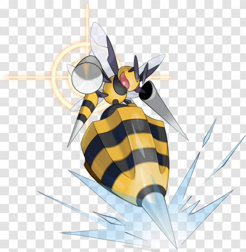 Beedrill Pokémon Sun And Moon Pikachu - Fictional Character - Bee Transparent PNG