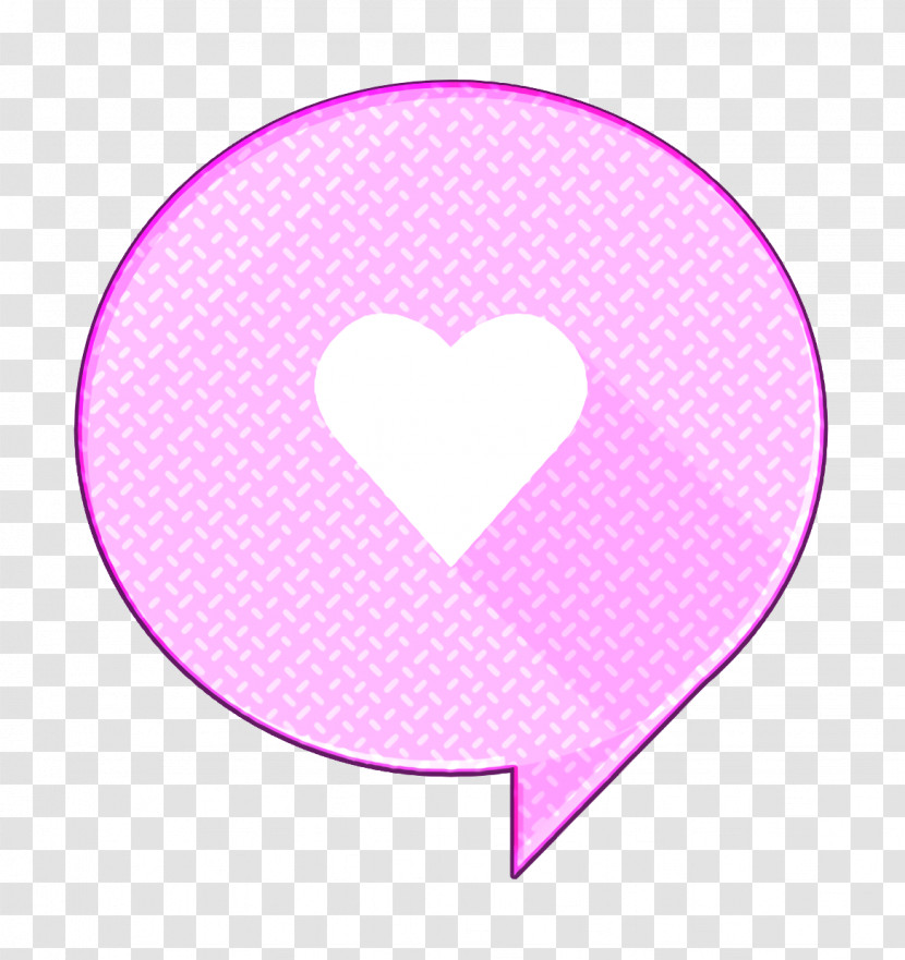 Love Message Icon Heart Icon User Interface Icon Transparent PNG