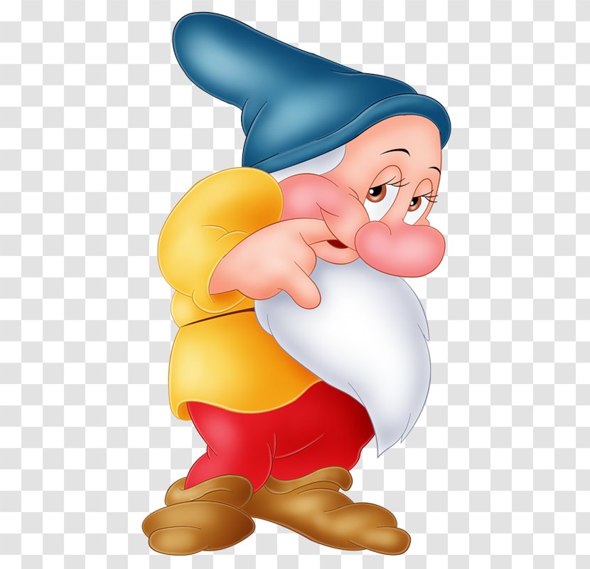 Seven Dwarfs Bashful Sneezy Dopey Snow White - Cartoon Transparent PNG