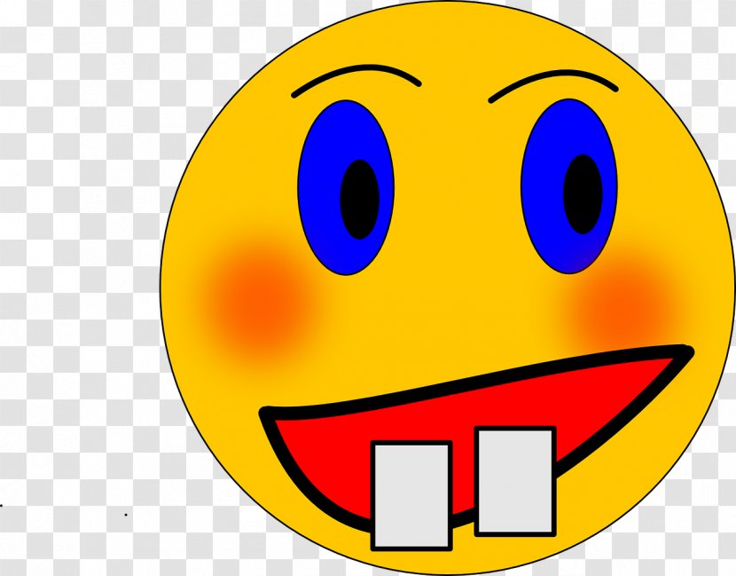 Emoticon Smiley Face - Laughter - Teeth Transparent PNG