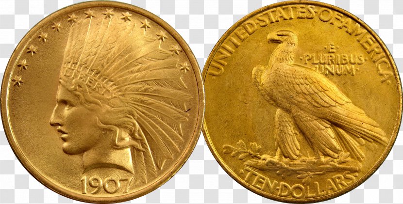 Gold Coin Double Eagle Transparent PNG