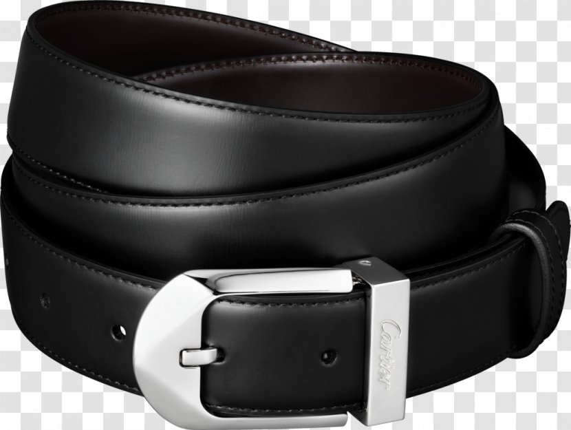 Belt Buckles Cartier Leather Strap - Handbag Transparent PNG