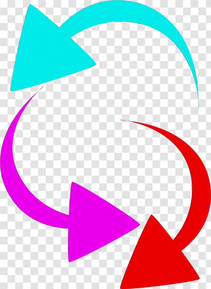 Arrow Graphic Design - Line Art - Symbol Magenta Transparent PNG