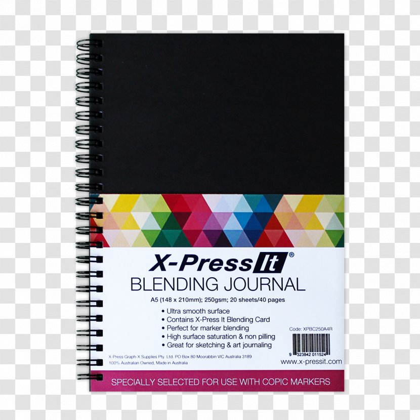 Paper Copic Drawing Marker Pen Notebook - Spica Transparent PNG