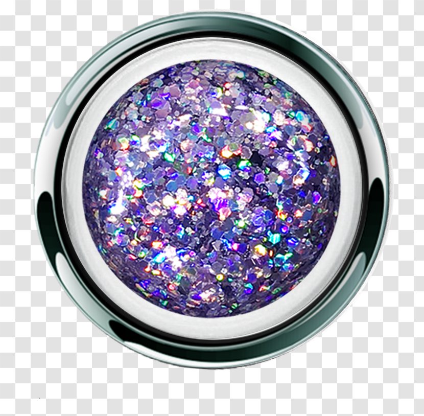 Glitter Gel Nails Color Nail Art - Purple Transparent PNG