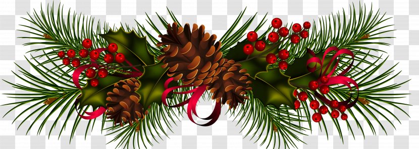 Conifer Cone Christmas Pine Tree Clip Art - Icicles Transparent PNG